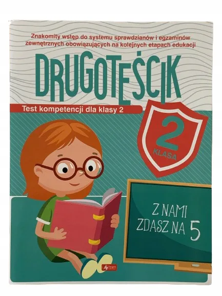 Okładka: JĘZYK POLSKI klasa 2 TESTY sprawdzian KOMPETENCJI