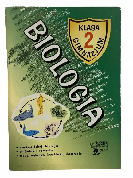 Okładka: BIOLOGIA ŚCIĄGA OPRACOWANIA gimnazjum klasa 2 8