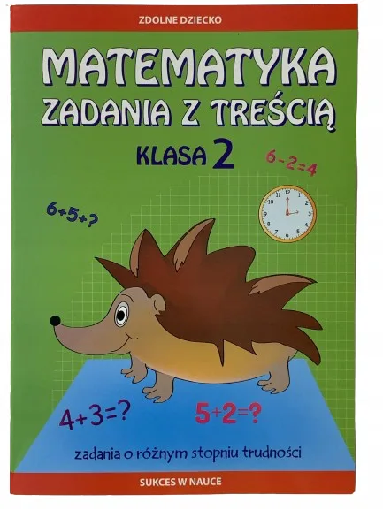 Okładka: Zbiór zadań matematyka klasa 2 zadania z treścią