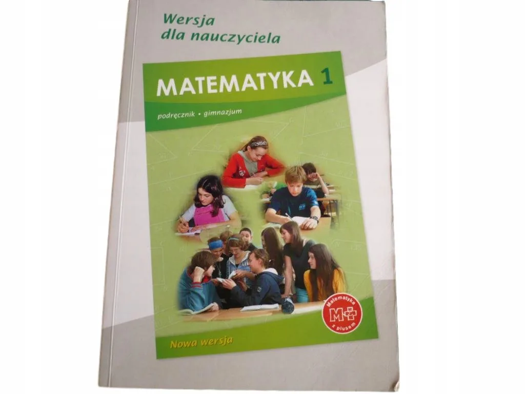 Okładka: matematyka z plusem 1 ksiązka nauczyciela GWO