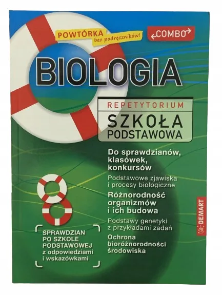 Okładka: Biologia ściąga KLASA 7 8 opracowania tematów repetytorium sprawdzian