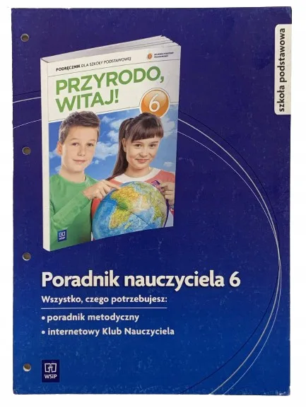 Okładka: przyroda KLASA 6 WSIP książka nauczyciela testy
