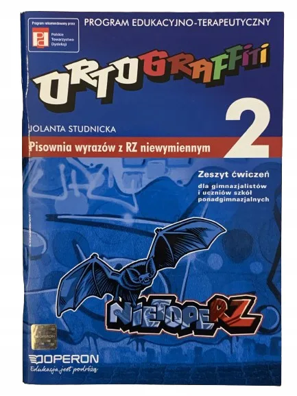 Okładka: Zadania na sprawdziany Z ORTOGRAFII z rz niewymiennym 7 8 Ortograffiti