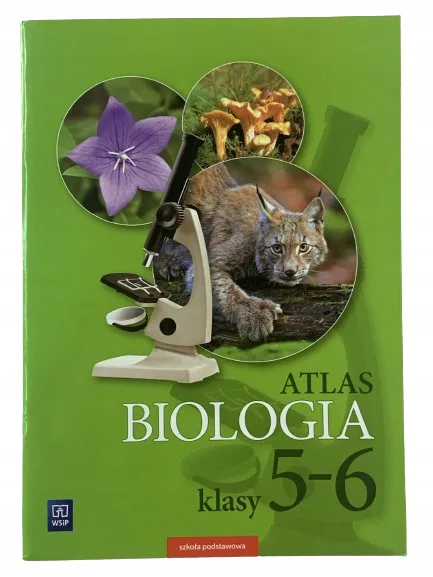 Okładka: ATLAS biologiczny biologia KLASA 5 6 WSIP NOWY