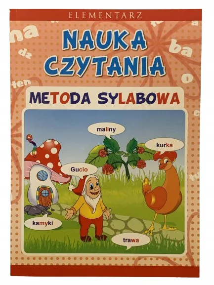 Okładka: Nauka czytania sylabami elementarz sylabowy 1 KL.