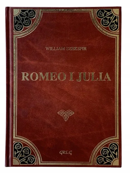 Okładka: ROMEO I JULIA lektura z opracowaniem skóra