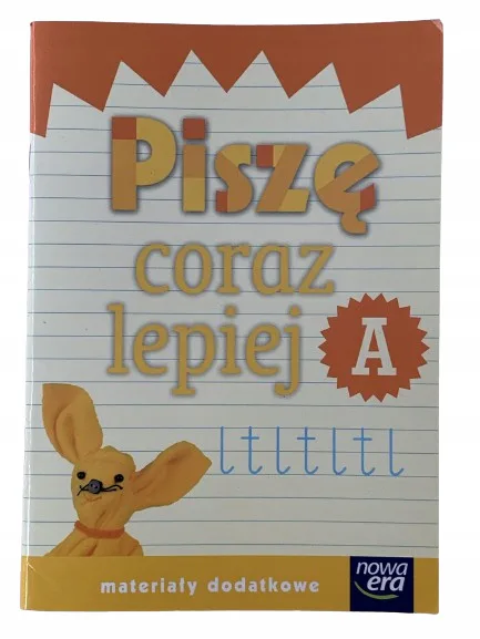 Okładka: zeszyt do kaligrafii NAUKA PISANIA po śladzie kl.1