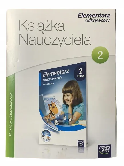 Okładka: Elementarz odkrywców klasa 2 informatyka książka nauczyciela poradnik