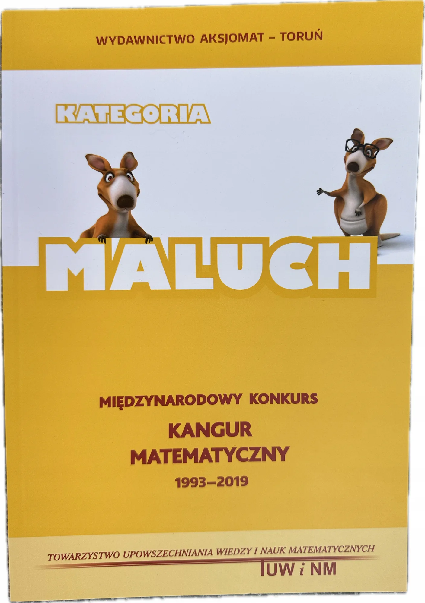 Okładka: MATEMATYKA konkursy matematyczne kangur MALUCH