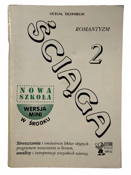 Okładka: ROMANTYZM liceum LO ŚCIĄGA OPRACOWANIA BRYK