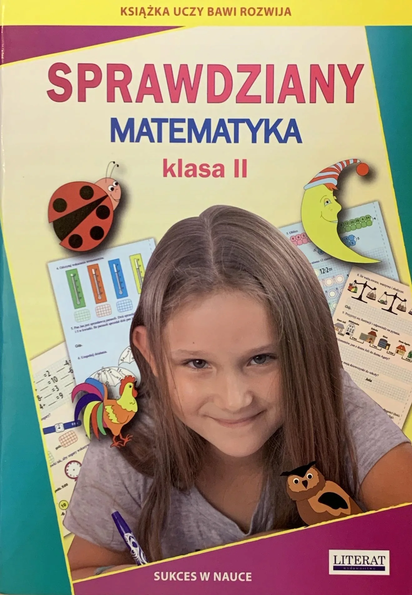 Okładka: MATEMATYKA klasa 2 SPRAWDZIANY testy format A4