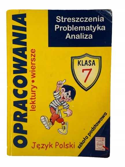 Okładka: OPRACOWANIA LEKTUR streszczenia ściąga klasa 7