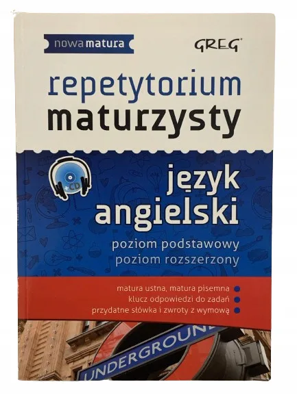 Okładka: język angielski Repetytorium Maturzysty MATURA