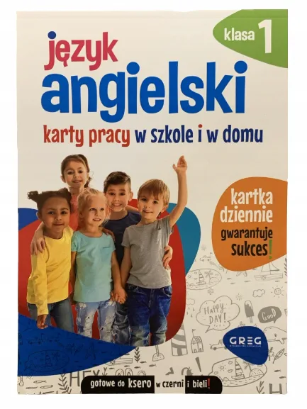 Okładka: Język angielski klasa 1 karty pracy na sprawdziany