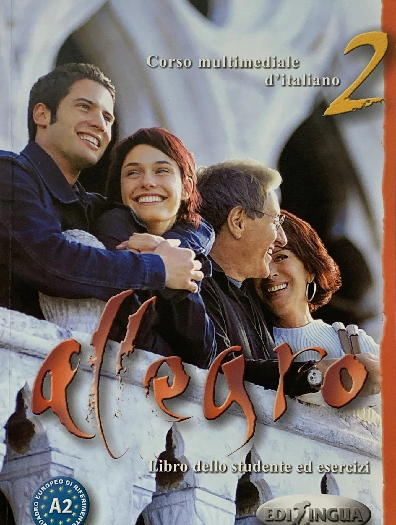 Okładka: Allegro 2 libro dello studente ed esercizi italian