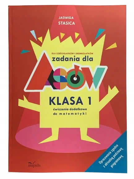 Okładka: Zbiór zadań z matematyki klasa 1 ćwiczenia dla ASA