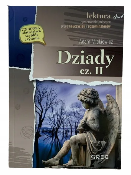 Okładka: Dziady część II MICKIEWICZ lektura z opracowaniem