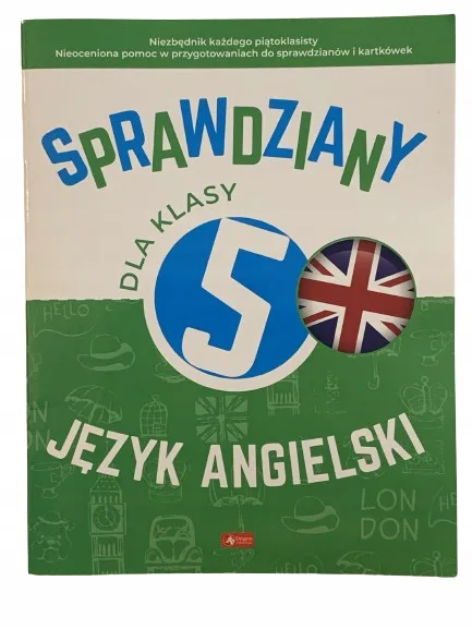 Okładka: Język angielski klasa 5 SPRAWDZIANY karty pracy