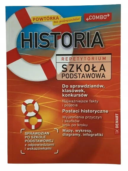 Okładka: HISTORIA KLASA 6 7 8 ściąga repetytorium powtórka