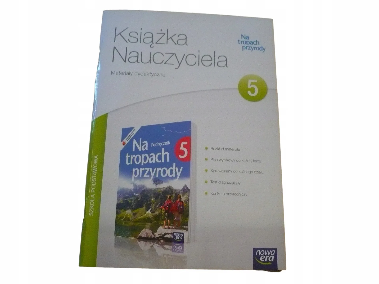 Okładka: NA TROPACH PRZYRODY 5 książka nauczyciela NOWA ERA