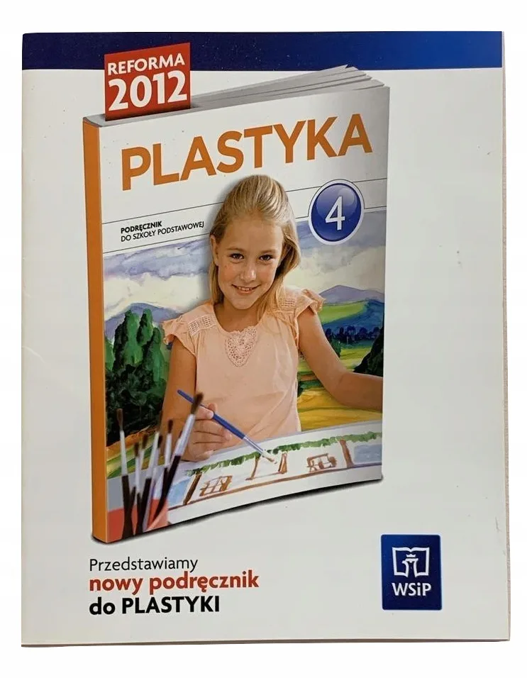 Okładka: PLASTYKA KLASA 4 WSIP rozkład materiału nauczania