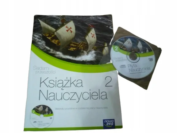 Okładka: Śladami Przeszłości klasa 2 gimnazjum Książka Nauczyciela CD TESTY