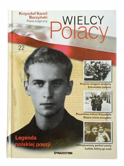 Okładka: WIELCY POLACY Krzysztof Kamil Baczyński album A4 nowe