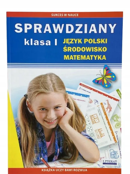 Okładka: MATEMATYKA polski środowisko klasa 1 SPRAWDZIANY testy dla dzieci