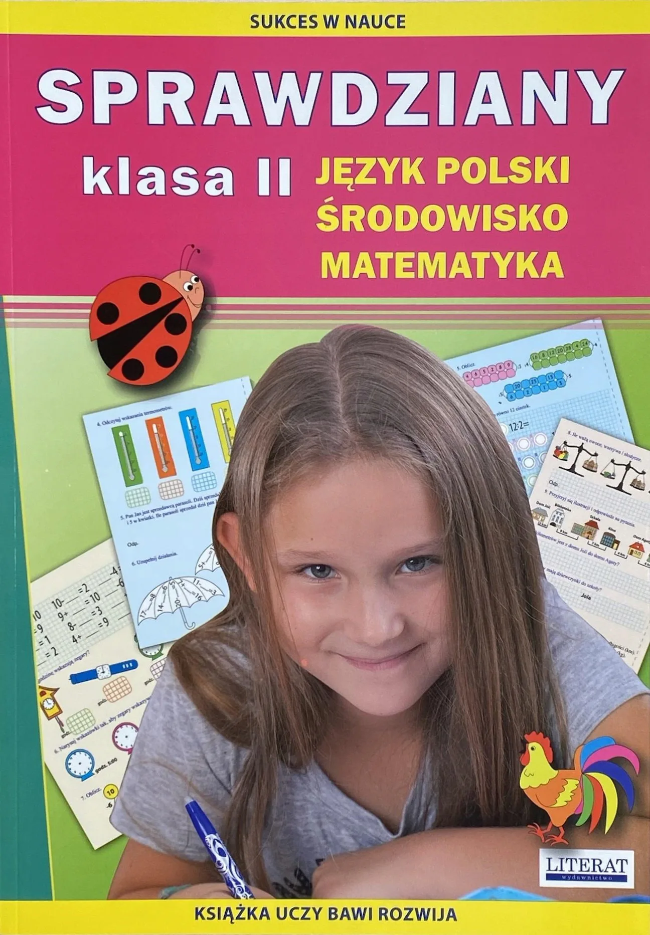 Okładka: MATEMATYKA polski środowisko klasa 2 SPRAWDZIANY testy