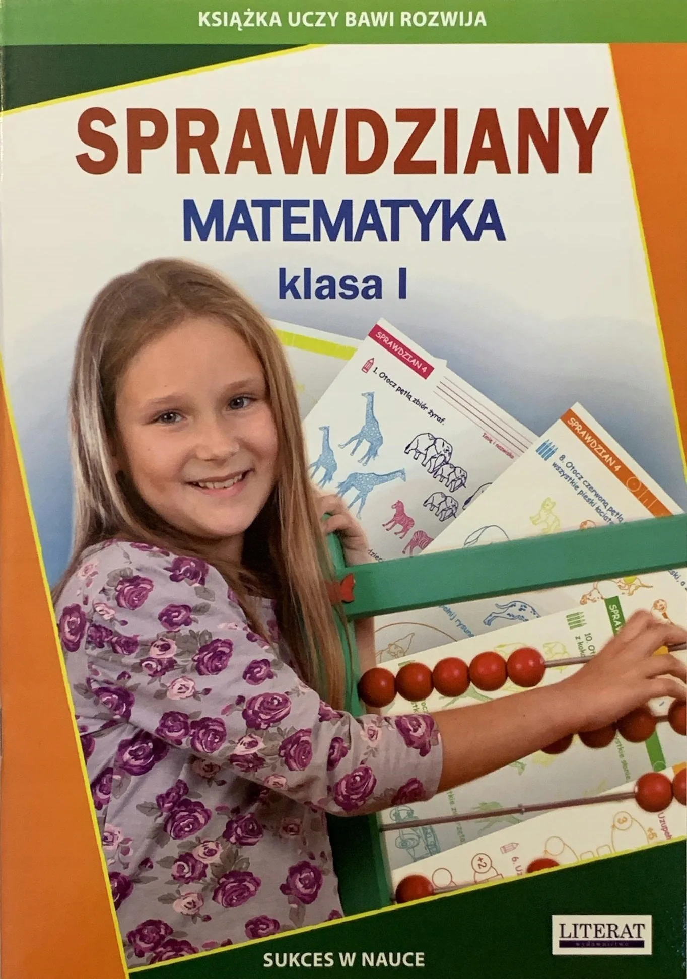 Okładka: MATEMATYKA klasa 1 SPRAWDZIANY testy format A4