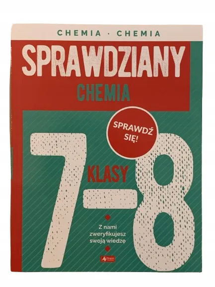 Okładka: Chemia klasa 7 8 SPRAWDZIANY karty pracy testy