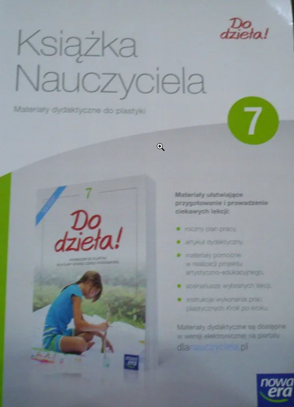 Okładka: DO DZIEŁA plastyka klasa 7 książka nauczyciela