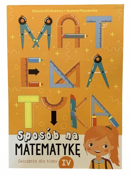 Okładka: MATEMATYKA klasa 4 karty pracy na SPRAWDZIANY A4