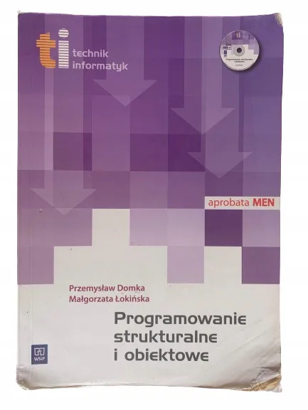 Okładka: PROGRAMOWANIE STRUKTURALNE I OBIEKTOWE