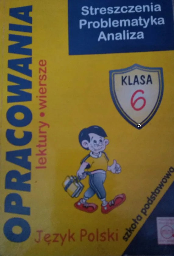 Okładka: OPRACOWANIA LEKTUR streszczenia ściąga klasa 6