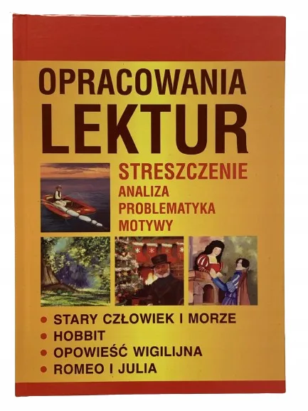 Okładka: HOBBIT Romeo i Julia Opowieść wigilij STRESZCZENIE opracowanie ściąga BRYK