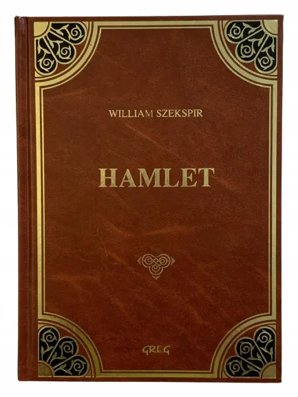 Okładka: Hamlet lektura z opracowaniem skóra Szekspir