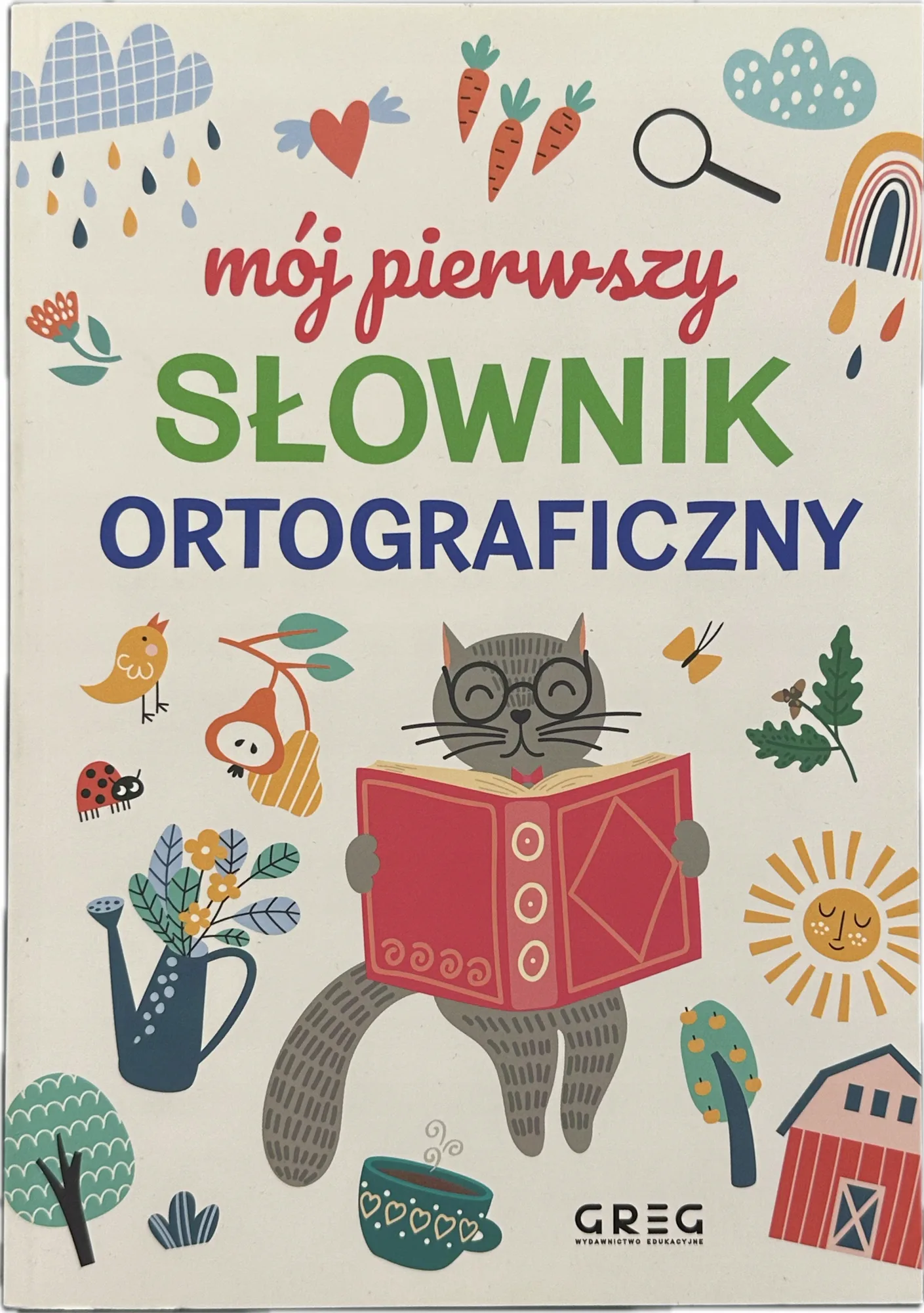 Okładka: Słownik Słowniczek ortograficzny KLasa 1 2 3 4 5 szkoła podstawowa 7 8 lat
