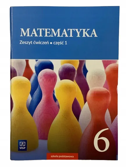 Okładka: MATEMATYKA ćwiczenia klasa 6 WSIP zeszyt ćwiczeń