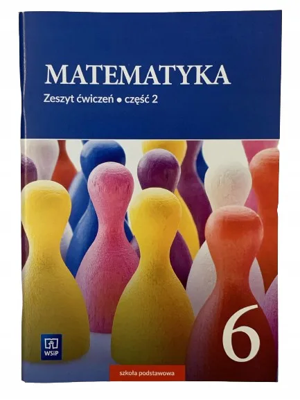 Okładka: MATEMATYKA ćwiczenia klasa 6 WSIP zeszyt ćwiczeń