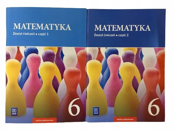 Okładka: MATEMATYKA ćwiczenia klasa 6 WSIP zeszyt ćwiczeń 2