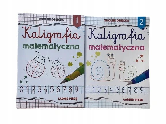 Okładka: zeszyt do kaligrafii NAUKA PISANIA cyfry ZERÓWKA