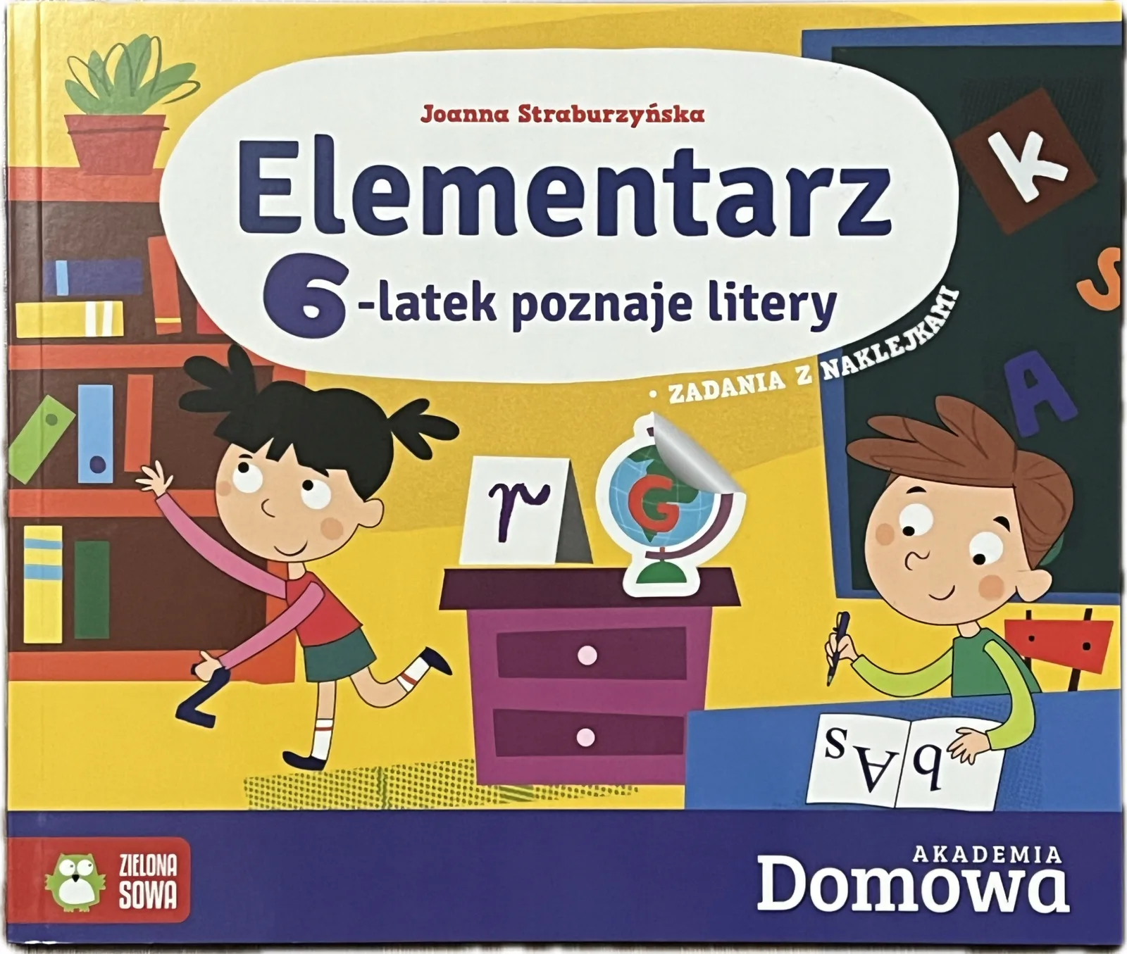 Okładka: LITERY sylaby alfabet kaligrafia nauka pisania elementarz zerówka 6 lat