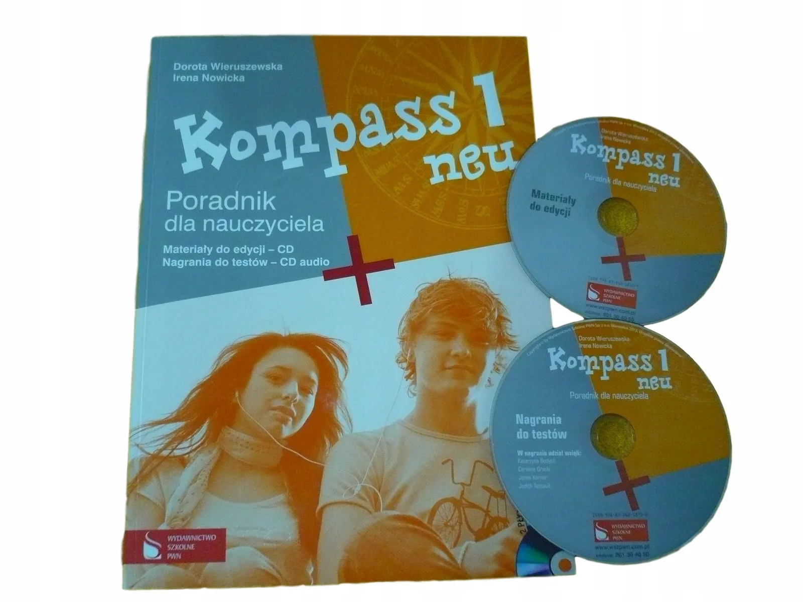 Okładka: Kompass 1 neu książka poradnik nauczyciela + 2 cd