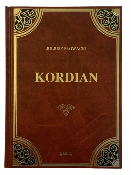 Okładka: KORDIAN Słowacki lektura z opracowaniem skóra