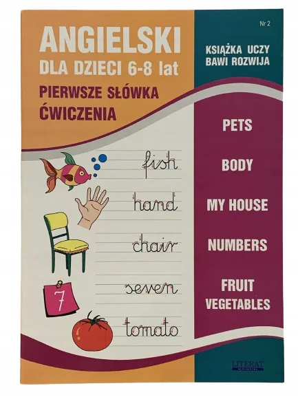 Okładka: Język angielski dla dzieci 6 7 8 lat ćwiczenia