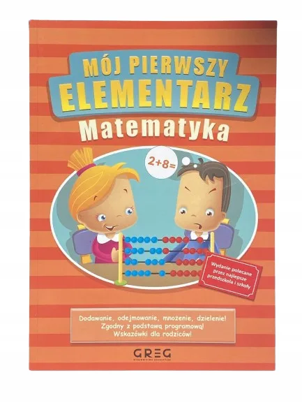 Okładka: Matematyka klasa 1 zadania ćwiczenia dodawanie A4