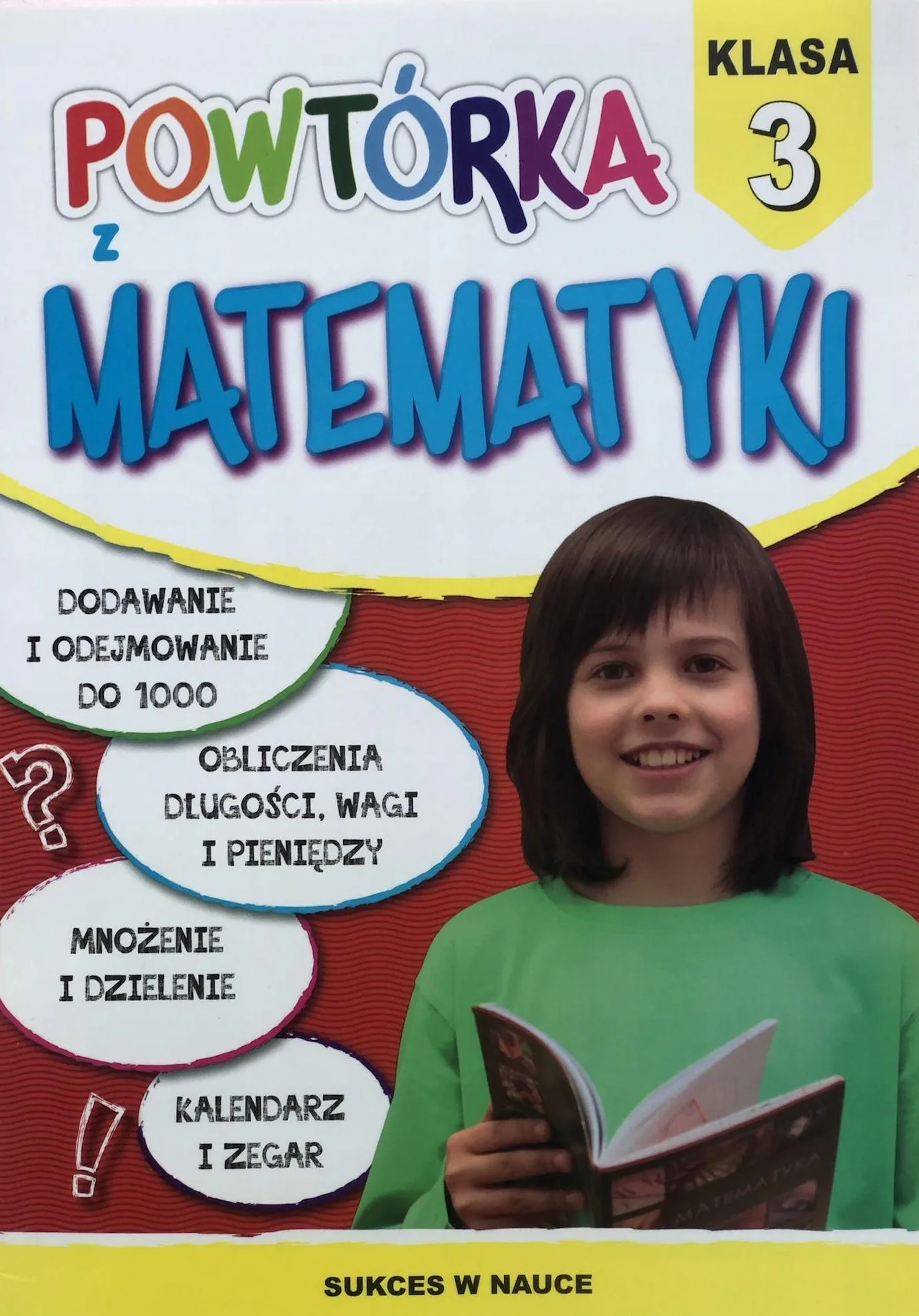 Okładka: matematyka kl. 3 zadania zeszyt ćwiczeń ćwiczenia