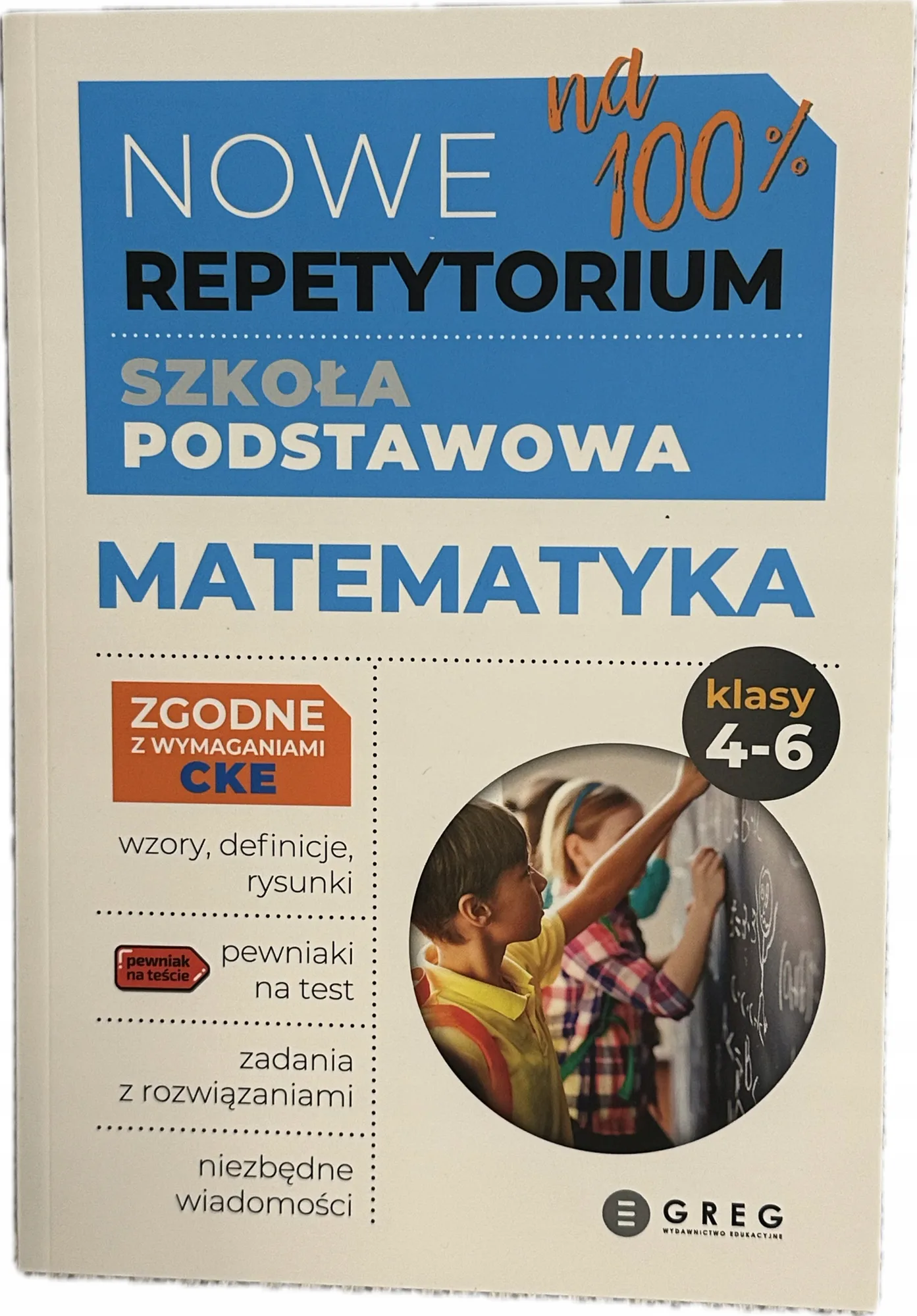 Okładka: Repetytorium MATEMATYKA korepetycje klasa 4 5 6