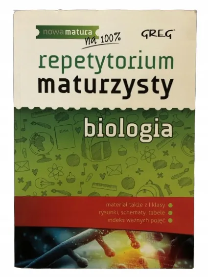 Okładka: liceum MATURA biologia vademecum ściąga powtórka